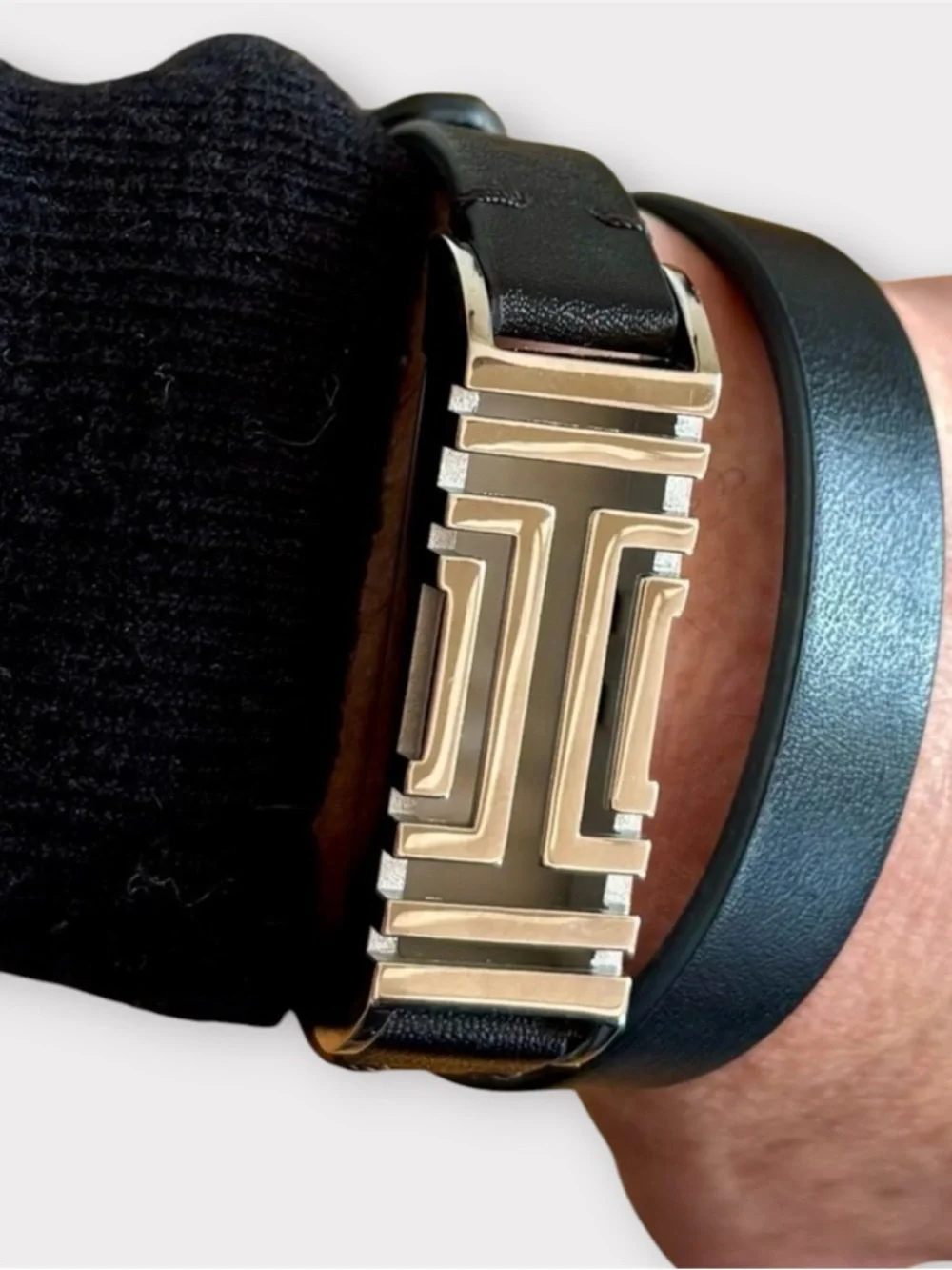 TORY BURCH Fitbit Leather Wrist Bracelet